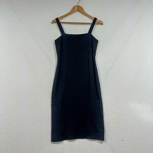 JCREW Wool Size 6 Seamed Midi Dress in Black